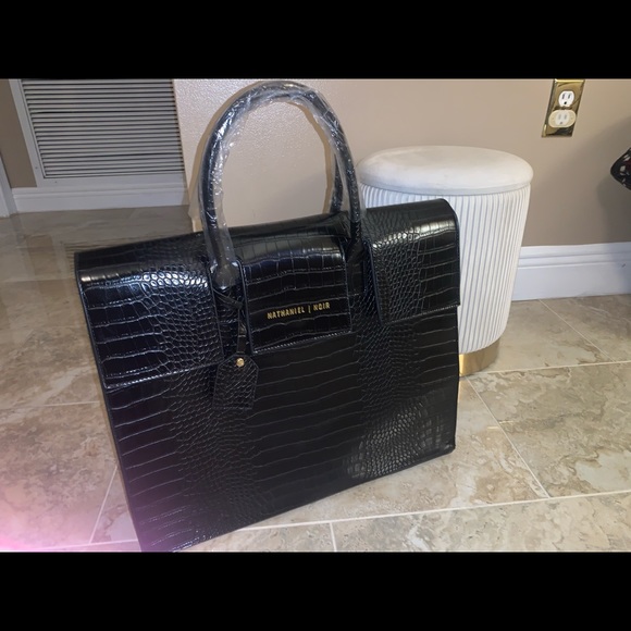 Nathaniel Noir Presidential Jumbo Handbag - Picture 13 of 16